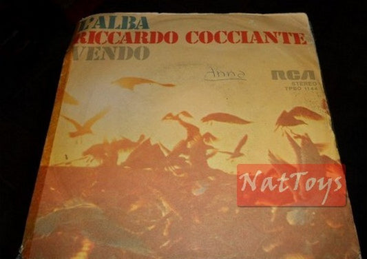 7" 45 GIRI Riccardo Cocciante L'ALBA/VENDO (1975, RCA ITALIANA TPBO 1144) - VG/VG