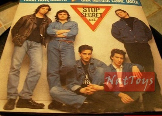 7" 45 RPM Stop Secret Srl ROCK MAINTENANT, IMMÉDIATEMENT/JUSTE COMME TANT DE NOUVELLES 1990 NM/NM