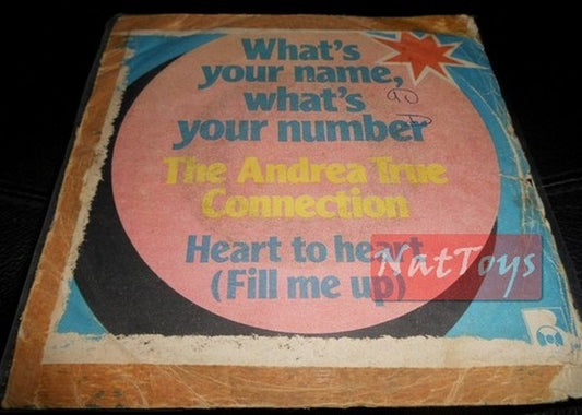 7" 45 tours The Andrea True Connection QUEL EST VOTRE NOM.../COEUR À COEUR 1978