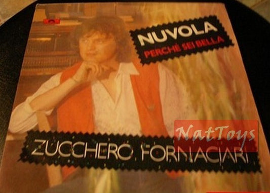 7" 45 RPM Sugar NUVOLA/BECAUSE YOU'RE BEAUTIFUL (Italy 1983, POLYDOR 8105 787) NM/NM