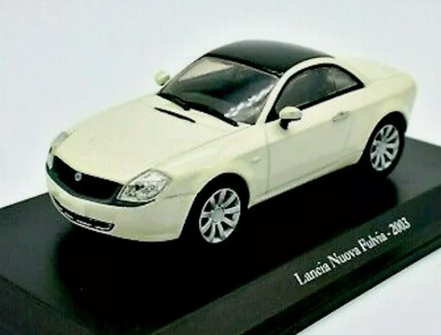 Editoria Model Compatible Avec Lancia Nuova Fulvia Pearl Hachette Die Cast 1:43