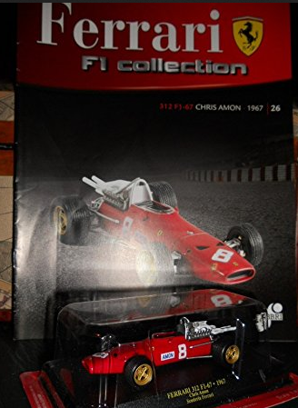EDICOLA Ferrari F1 312 F1-67 1967 Amon MODELLINO Die Cast 1:43 +fascicolo Fabbri Compatibile con