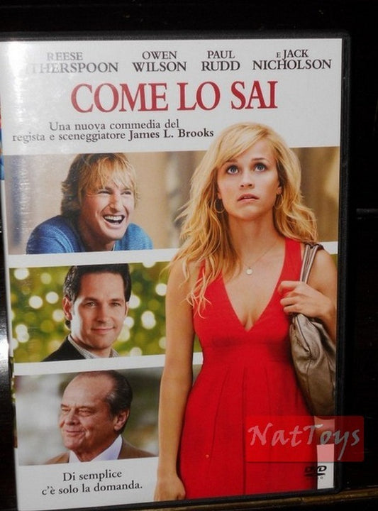 COME LO SAI R. Witherspoon Owen Nilson Jack Nickolson Film DVD Originale Video