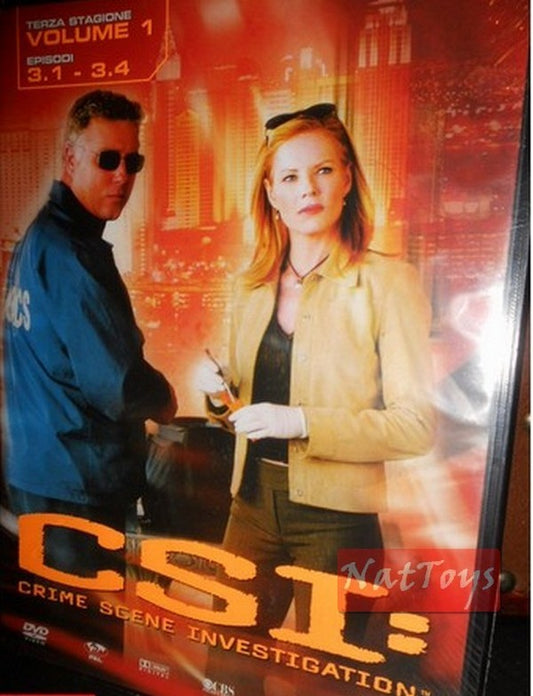CSI 3 SERIE TV VOLUME 1 EPISODI 3.1 - 3.4 Film Nuovo DVD Originale New Sealed