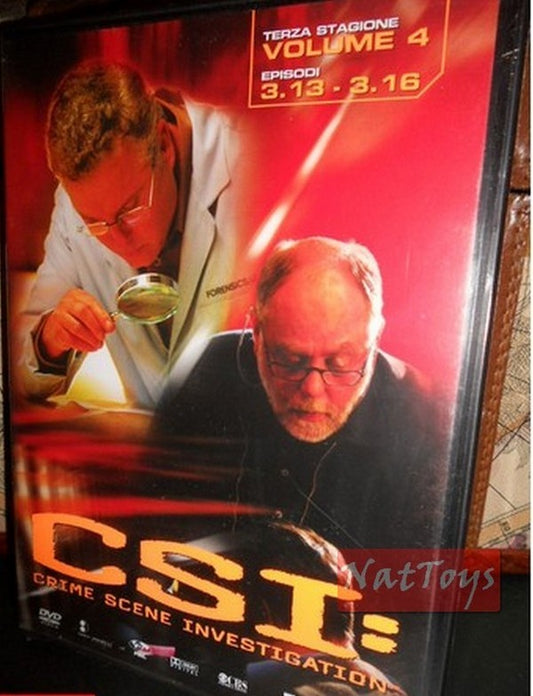 CSI 3 SERIE TV VOLUME 4 EPISODI 3.13 - 3.16 Film Nuovo DVD Originale New Sealed