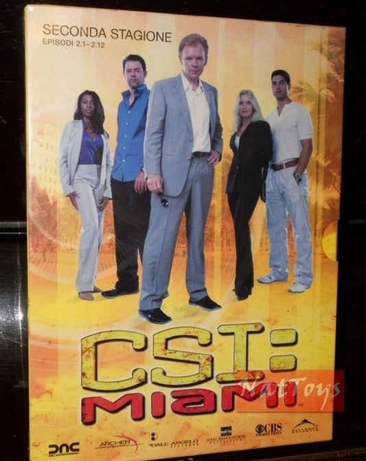 CSI : MIAMI 2 SECONDA STAGIONE COMPLETA EP. 1-24 Film DVD Nuovo Originale