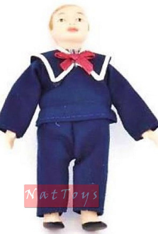 Dolls House Boy b cm 8h Del Prado Porcelain Dolls House