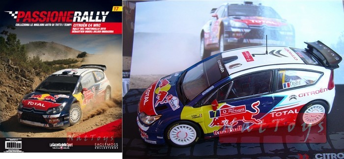 Editoria Modellino Citroen C4 WRC Portogallo 2010 Ogier  DIE CAST 1:43 Ixo Passione Rally +fas
