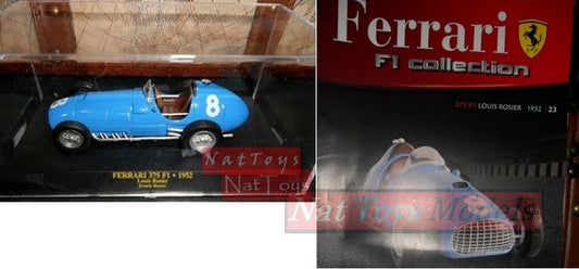 EDITORIA Modellino Ferrari F1 375 1952 Rosier DIE CAST 1:43  +BOX +fas Fabbri
