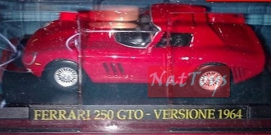 EDITORIA Modellino Ferrari GT Collection 250 GTO Versione 1964 Fabbri DIE CAST 1:43