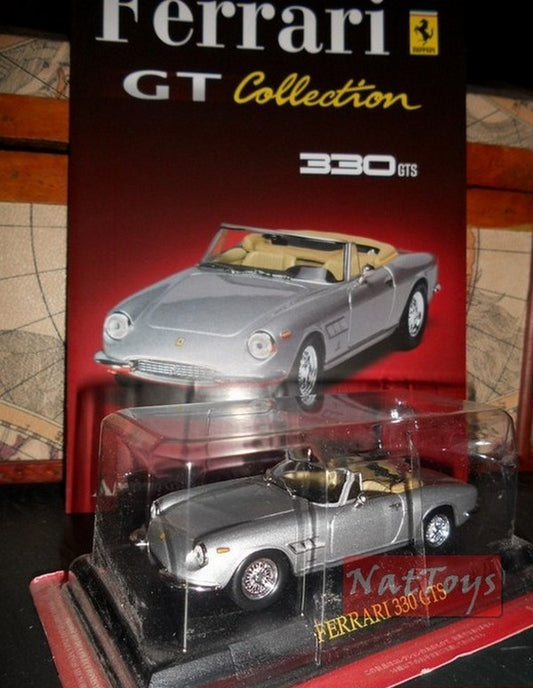 EDITORIA Modellino Ferrari GT Collection 330 GTS DIE CAST  1:43 +fas.30