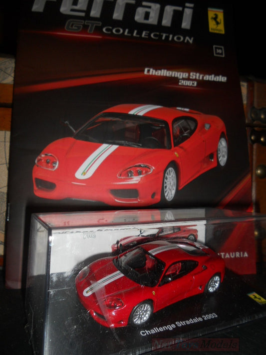 EDITORIA Modellino Ferrari New GT Collection Challenge Stradale 2003 +fas.30  DIE CAST 1:43