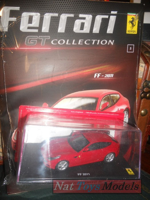 EDITORIA Modellino Ferrari New GT Collection FF 2011+fas.5 DIE CAST 1:43