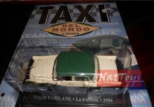 EDITORIA Modellino Ford Fairlane La Habana 1956 Taxi Mondo DIE CAST 1:43  +fas.8
