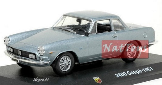 EDITORIA Modellino Hachette Abarth Collection 2400 Coupe' 1961  DIE CAST 1:43  SCALE + BOX