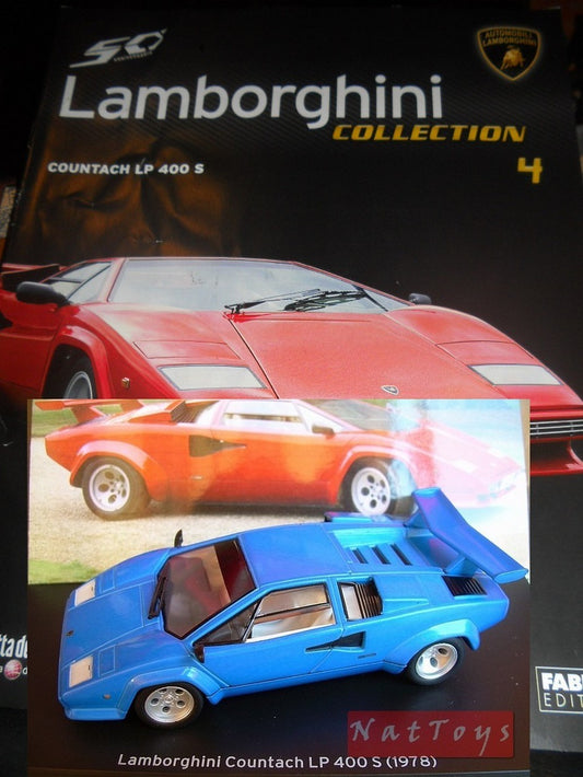 PUBLISHING Model Lamborghini Collection 50 Years Countach LP 400 S 1978 DIE CAST 1:43 +fas