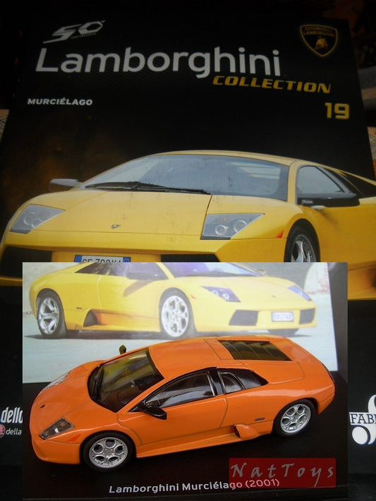 PUBLISHING Model Lamborghini Collection 50 Years Murcielago 2001 DIECAST 1:43 +fas