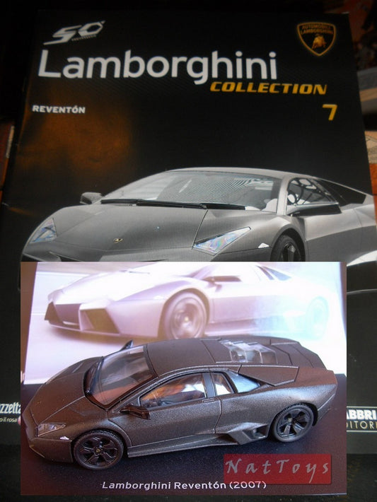 PUBLISHING Model Lamborghini Collection 50 Years Reventon 2007 DIE CAST 1:43 +fas