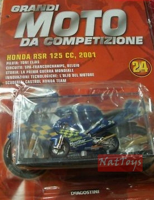 EDITORIA Modellino Moto Honda RSR 125 2001 Elias  DIE CAST 1:24  SCALE