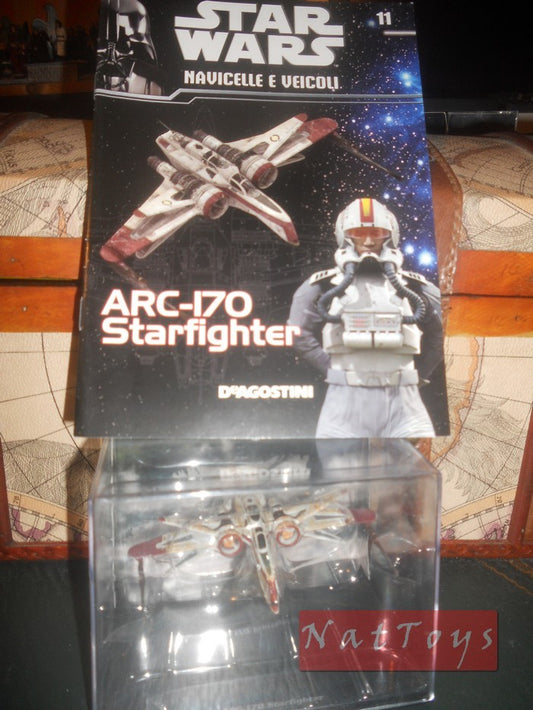 EDITORIA Modellino Star Wars ARC-170 Starfighter Navicelle e Veicoli Stellari  3D +fas.11
