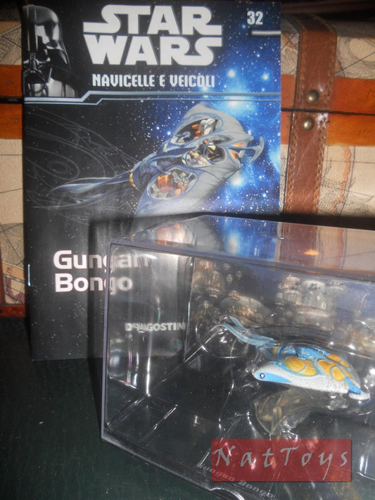 EDITORIA Modellino Star Wars Gungan Bongo Navicelle e Veicoli Guerre Stellari  3D +fas.32