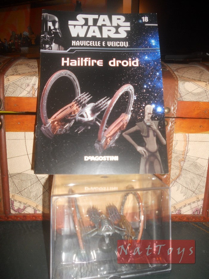 EDITORIA Modellino Star Wars Hailfire Droid Navicelle e Veicoli Stellari  3D Miniature +fas.18