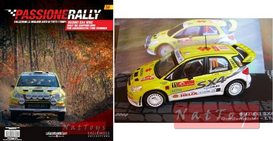 Editoria Modellino Suzuki SX4 WRC Giappone 2008 Gardemeister  +fas 1:43 Ixo Passione Rally