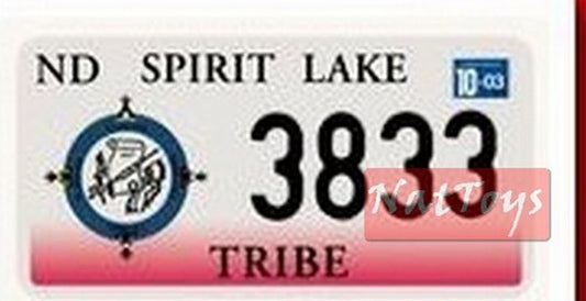 EDITORIA Modellino Targa Americana USA Spirit Lake Stati Uniti Targhe Americane Fabbri Collection