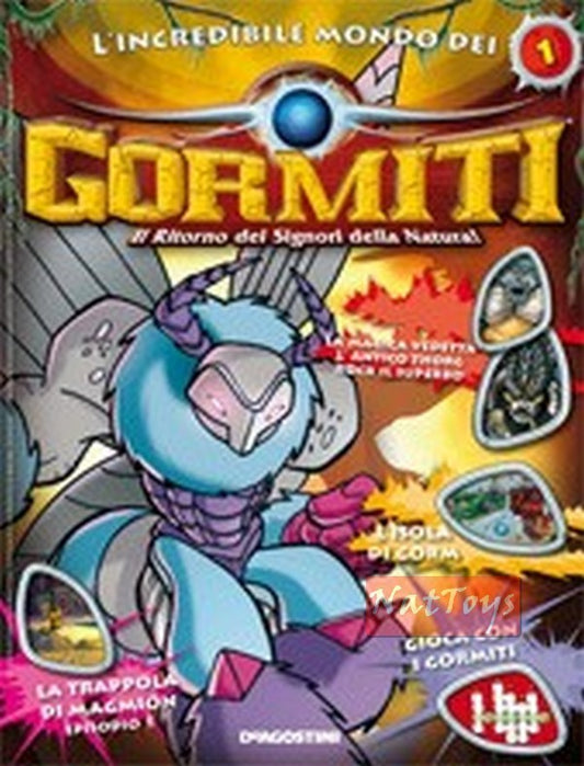 GORMITI DEAGOSTINI N.1 build the island of gorm
