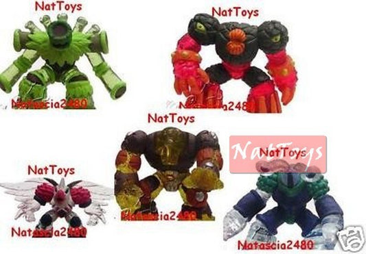 GORMITI ELEMENTAL FUSION 5 SÉRIE RARE Kiosque à journaux transparent + CARTES