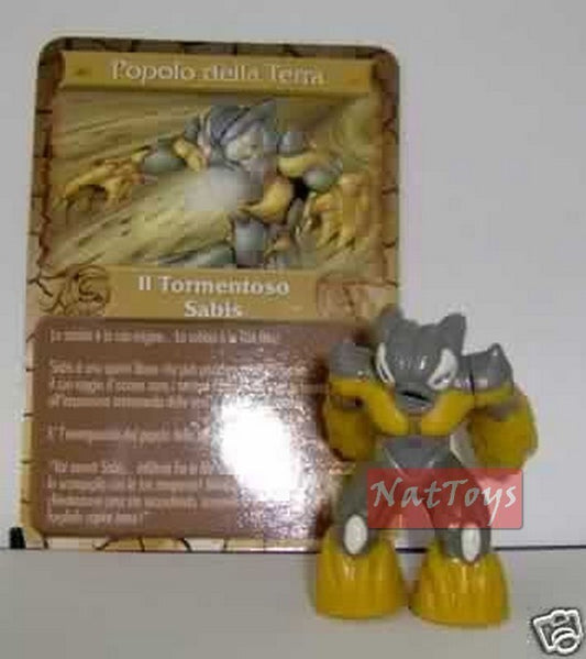 GORMITI SERIES 3 THE TORMENTOUS SABIS + paper