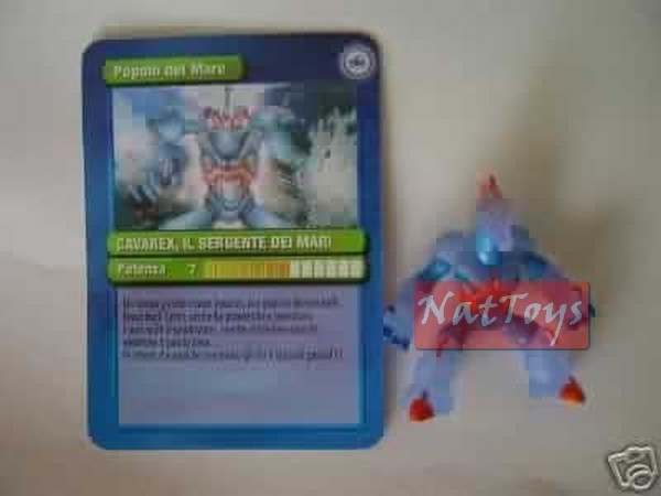 GORMITI SERIE ATOMIC CAVAREX +CARD *NatToysModels