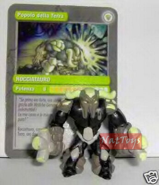 GORMITI SERIE ATOMIC ROCCIATAURO +CARD *NatToysModels*