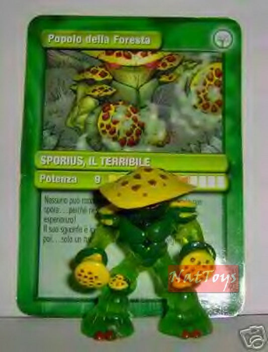 GORMITI SERIE ATOMIC SPORIUS  +CARDNatToysModels