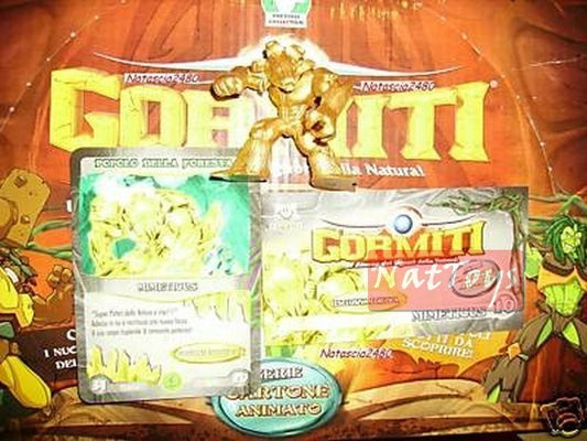 GORMITI SERIE CARTOON TV GOLD ORO MIMETICUS +CARD  *NatToysModels*
