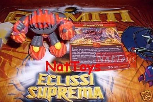 GORMITI SERIE ERA ECLISSI SUPREMA ARMAGEDDON +CARD  *NatToysModels*