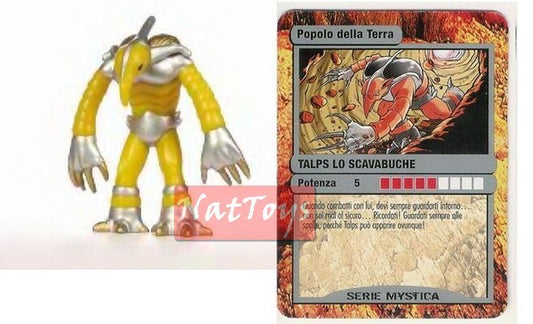 GORMITI MYSTICA TALPS SERIES 3D Figures + Card ITA