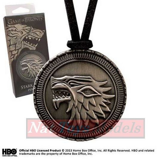 Game of Thrones Game of Thrones STARK Coat of Arms Pendant Metal Seal Pendant