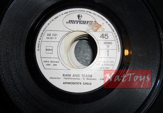 JUKE BOX 45 Aphrodite's Child Rain and tears/Manfred Mann My name's Jack PROMO