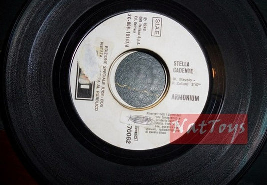 JUKE BOX 45 Armonium Stella cadente/Daniel Sentacruz Ensemble bella Linda PROMO