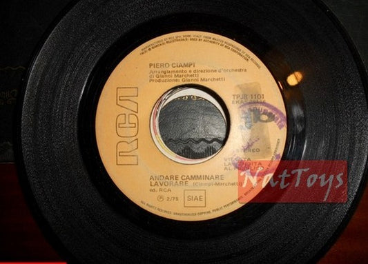 JUKE BOX 45 Ciampi Go walking work/Cocciante Quand un amour se termine