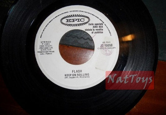 JUKE BOX 45 Flash Continuez à rouler/Barbra Streisand Entrez et sortez de votre amour