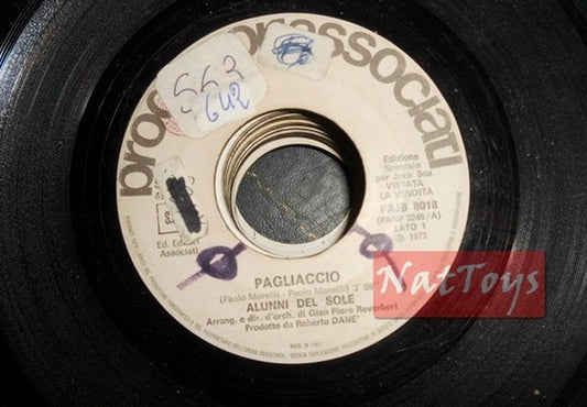 JUKE BOX 45 GIRI Alunni del Sole Pagliaccio/Orchestra Raoul Casadei All'osteria