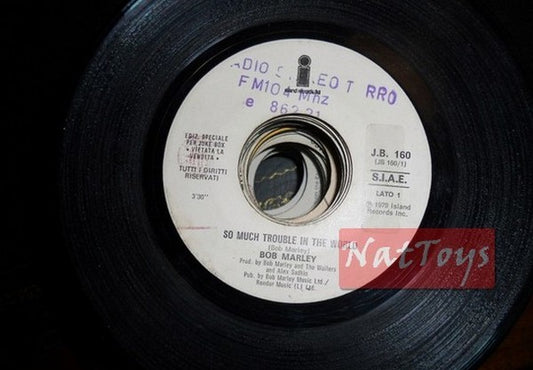 JUKE BOX 45 GIRI Bob Marley & The Wailers So much trouble in the world PROMO