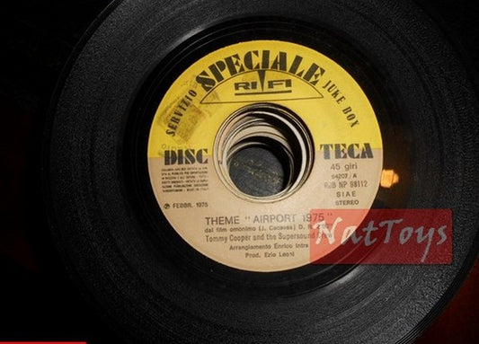 JUKE BOX 45 RPM Cooper &amp; The Supersound Crew AIRPORT 1975/Wonder Boogie reggae