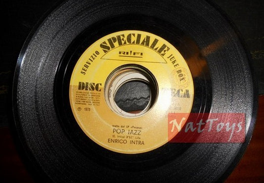 JUKE BOX 45 RPM Enrico Intra Pop jazz/Iva Zanicchi Je serai ton idée PROMO