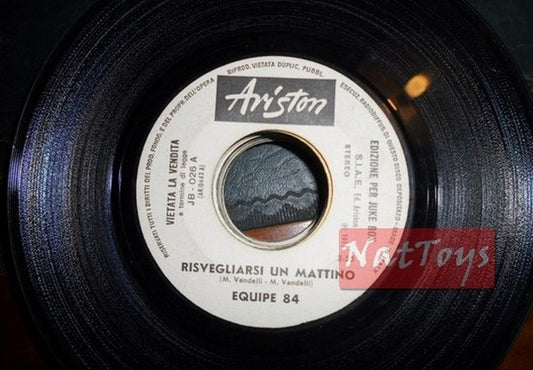 JUKE BOX 45 RPM Equipe 84 Se réveiller un matin/S'il y a (1974, Ariston) PROMO