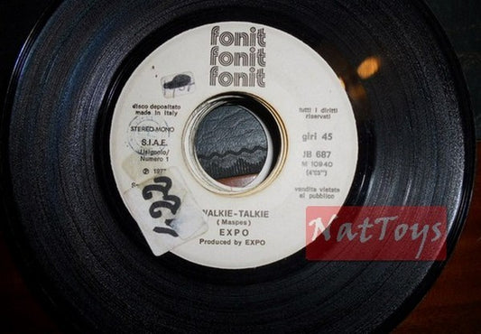 JUKE BOX 45 RPM Expo Talkie Walkie/Franco Barbato Sleepy sleep of love PROMO
