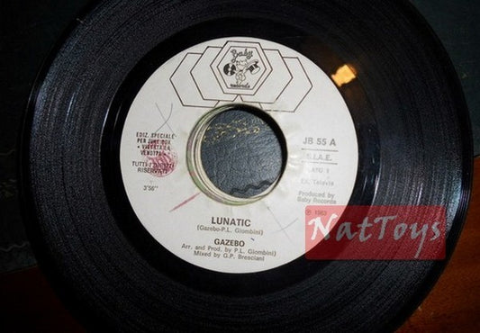 JUKE BOX 45 RPM Gazebo Lunatic/Londres Paris (Italie 1983, Baby Records) PROMO