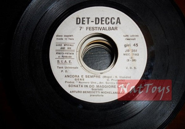 JUKE BOX 45 RPM Gens Encore et toujours A.Benedetti M. Sonate/C Rico Play enfant